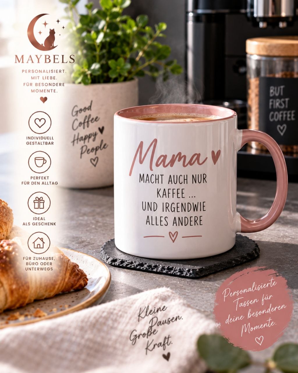 Geschenkidee mit Herz für Mamas